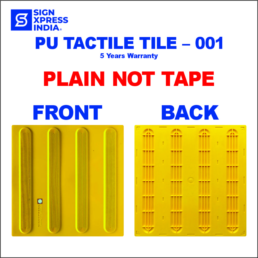 Pu Tactile Tile Plain 001 - Color: Yellows / Golds