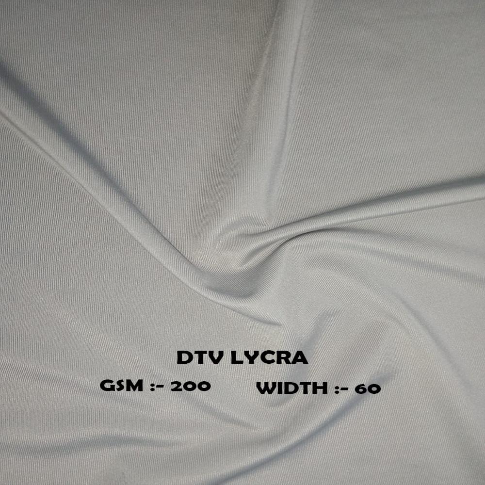 Dty Lycra Fabric - Application: Garment Industry / Apparel Manufacturing