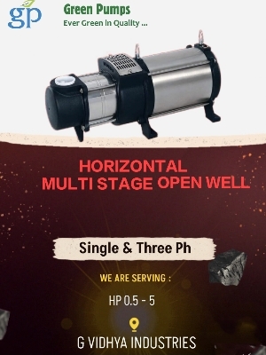 Horizontal Multi Stage Open Well Submersible Pump