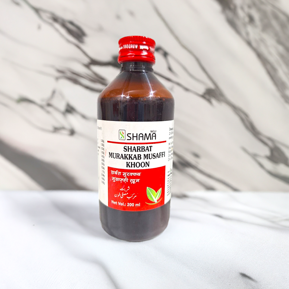 New Shama Sharbat Murakkab Musaffi Khoon 200ml