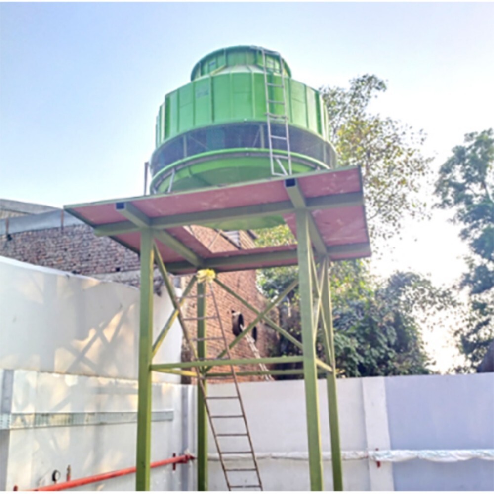 Frp Induced Draft Cooling Tower - Color: Green