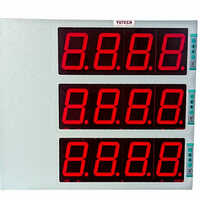 6 Inch 3 Line Jumbo Display Indicator With Red Led - Accuracy: 100  %
