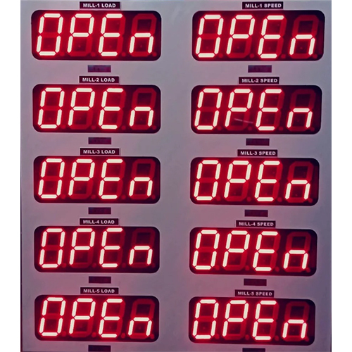 6 Inch 3 Line Jumbo Display Indicator with Red LED