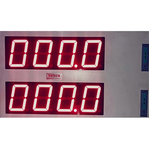 0 - 10 V 2 Line Single Side 4 Inch Wall Mounted Jumbo Display Indicator