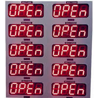 5 Line Dual Jumbo Process Indicator - Wall Mounted 6 Inch 7 Segment Led Universal Input - Accuracy: +-01c Â°c