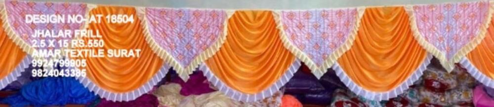 Decorative Jalar for Mandap Tent Decoration with Traditional Pattern and Clean Finish