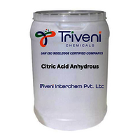 Citric Acid Anhydrous - White Crystalline Powder, 99.8% Purity, Odorless, Melting Point 153-159â°c, Bp/usp/fcc/e330 Compliant