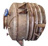 Ss316 Limpet Coil Vessel Tank - Capacity: 500 Ltr