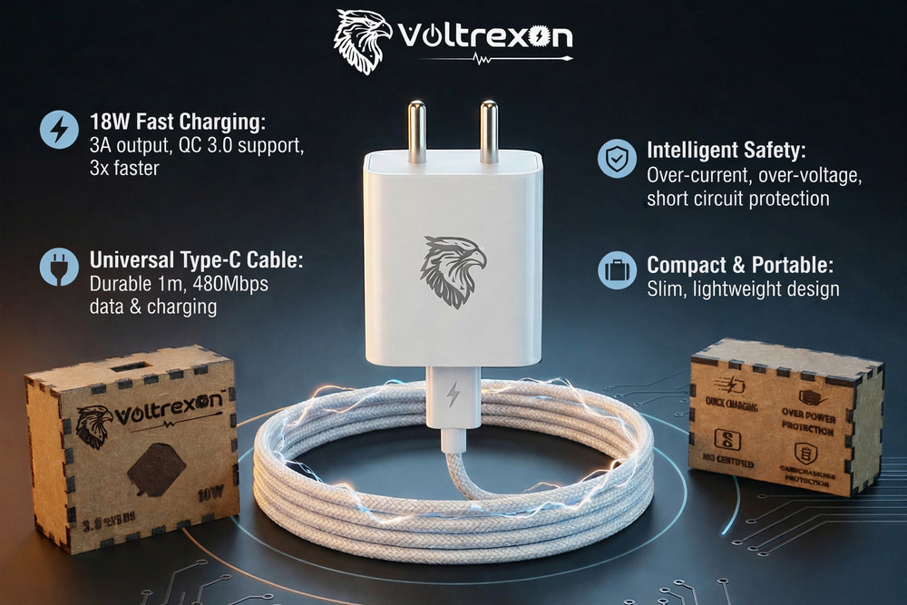18w Charger - Body Material: Abs Plastic