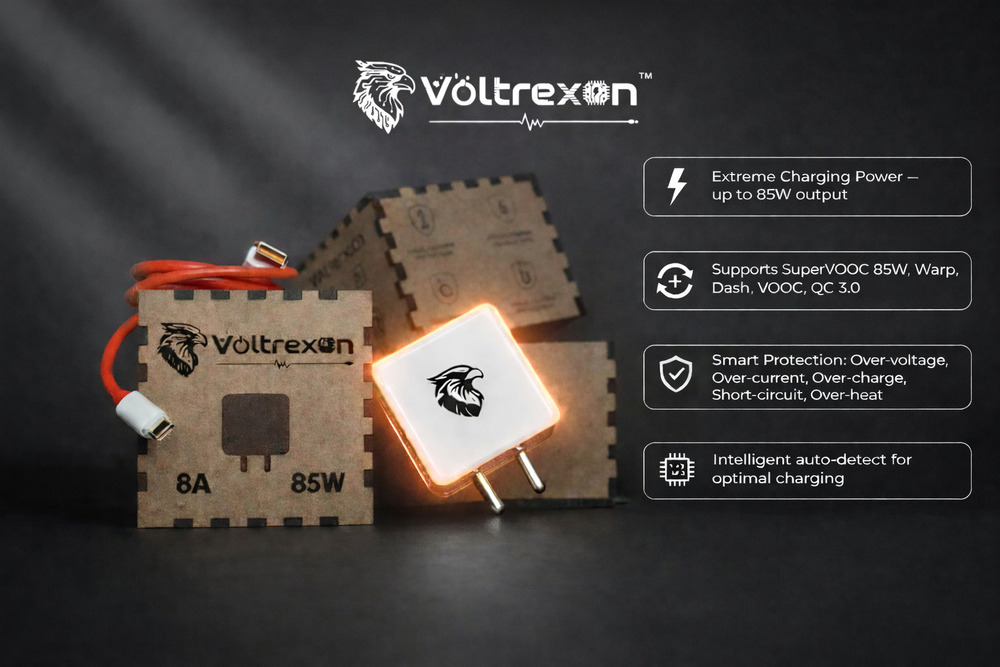 85w Mobile Charger - Body Material: Plastic