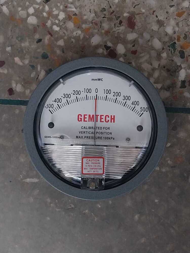 Wholesaler GEMTECH DIFFERENTIAL PRESSURE GAUGE FROM Bargarh Odisha