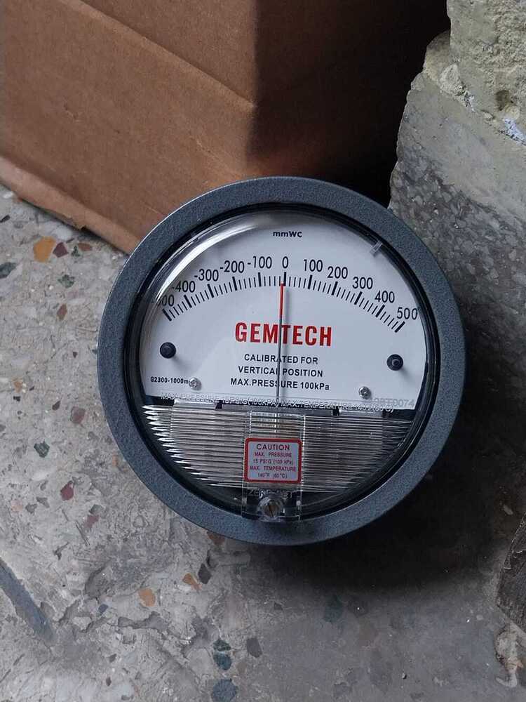 Wholesaler GEMTECH DIFFERENTIAL PRESSURE GAUGE FROM Bargarh Odisha