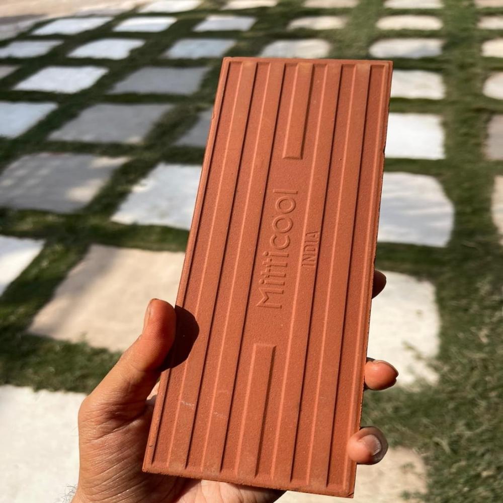 Clay Cladding Wooden Tiles - Color: Red