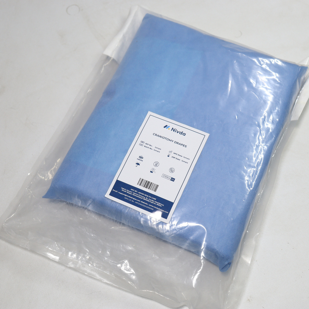 Surgical Craniotomy Drapes 160cmx285cm