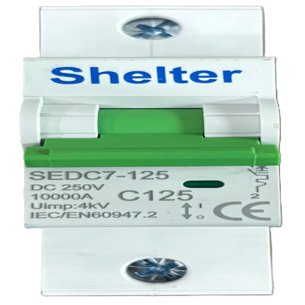Shelter Sp 125a 250v Dc Mcb - Features: Overload Protection