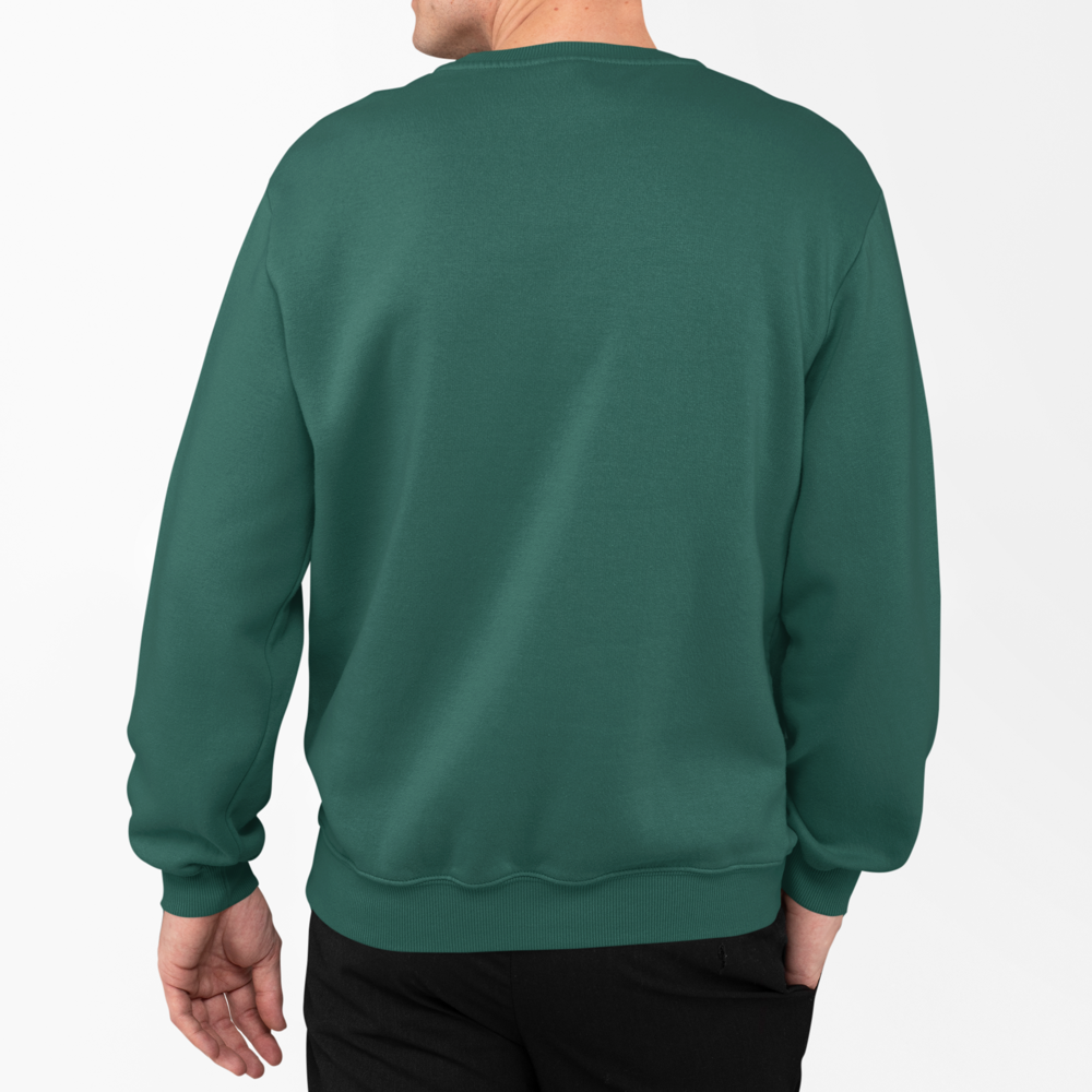 Bottle Green Plain Sweatshirt