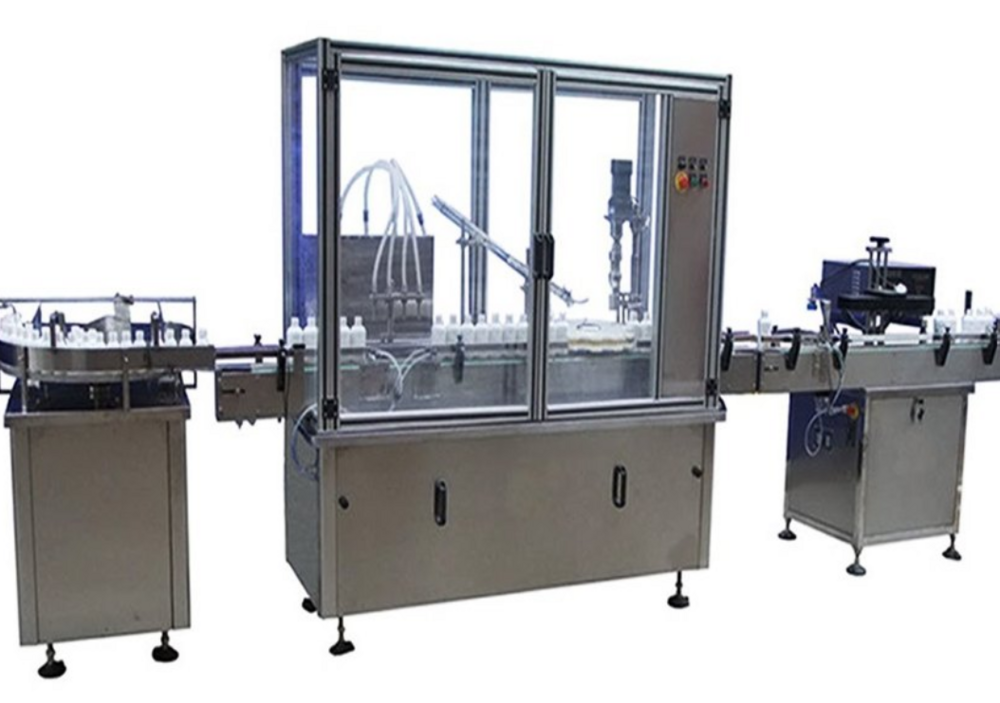 Bottle Filling Machinery - Color: Silver