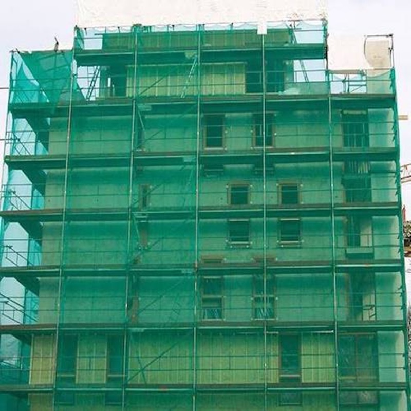 Scaffolding Safety Nets - Color: Blue Green