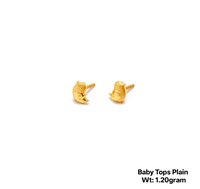 22KT New Design Gold Baby Tops Plain