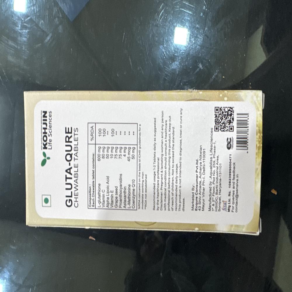 Glutathione chewable products