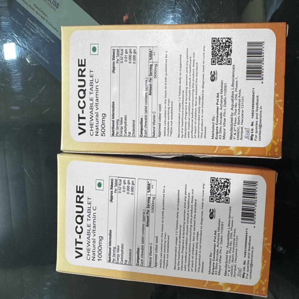 Vitamin C chewable tablets