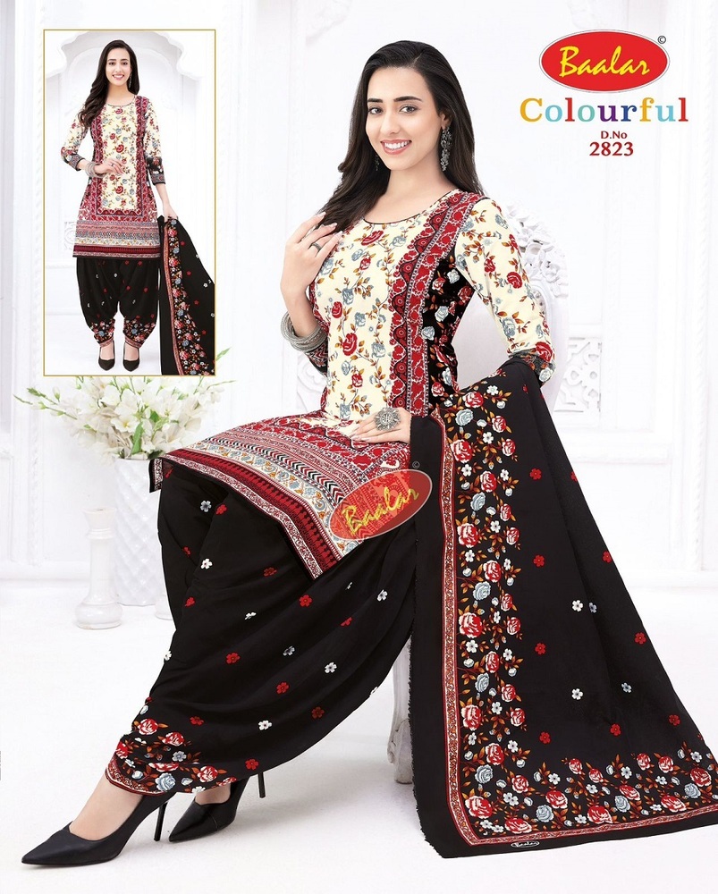 Baalar Colourful Vol-28 Dress Material