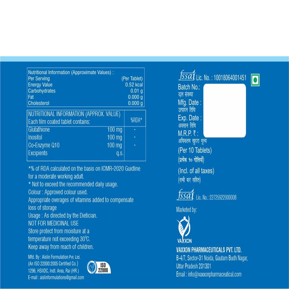 CO ENZYME Q 10 TABLETS