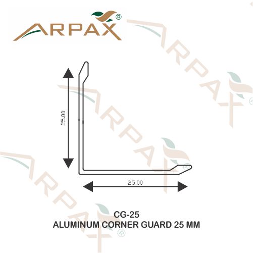 CG-25  Aluminum Corner Guard 25mm