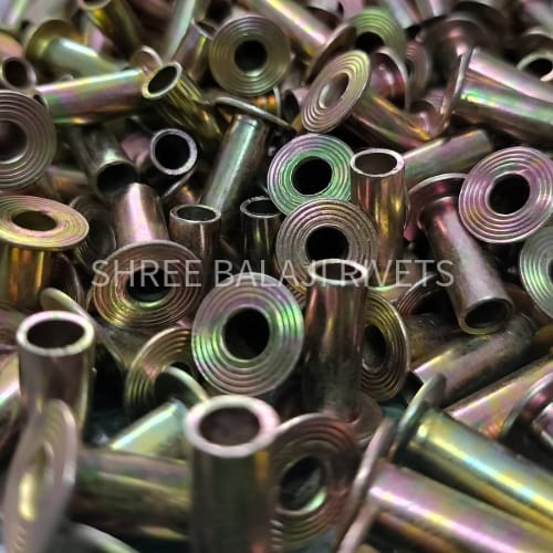 10/12 Brake Lining Rivets - Color: Yellow Zink