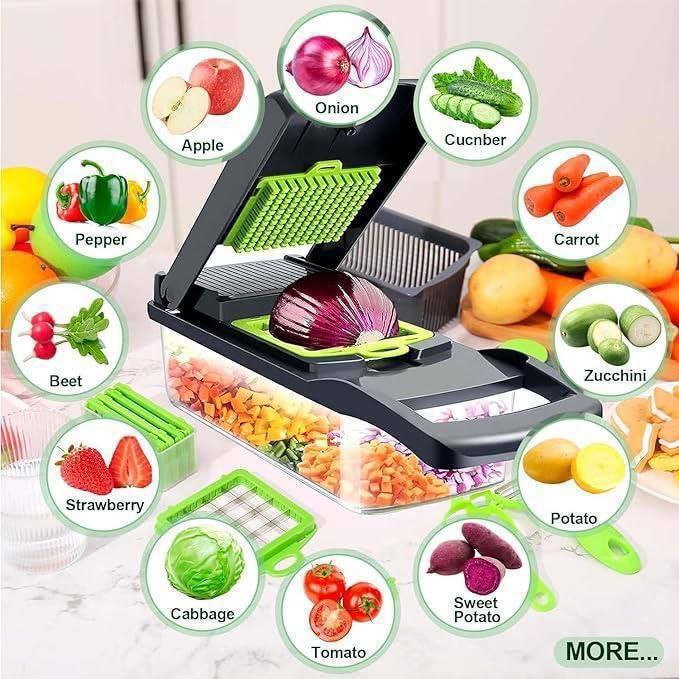 14-in-1 Vegetable Chopper & Onion Dicer