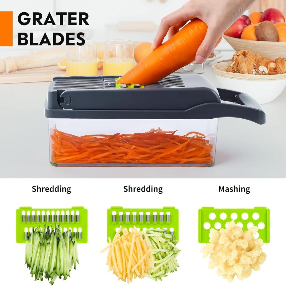 14-in-1 Vegetable Chopper & Onion Dicer
