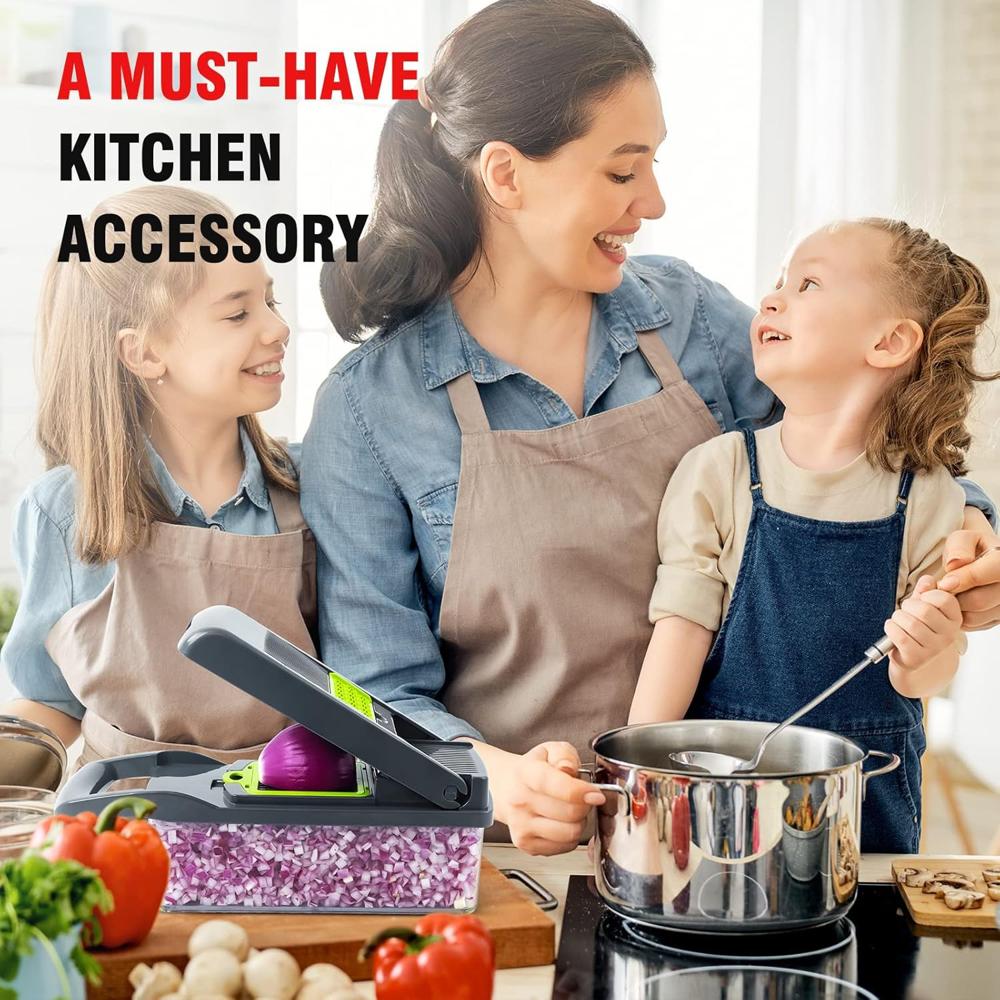 14-in-1 Vegetable Chopper & Onion Dicer