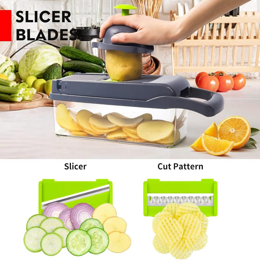 14-in-1 Vegetable Chopper & Onion Dicer