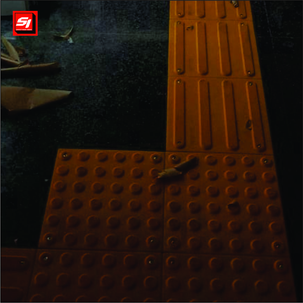 PU Tactile Tile With Washer Plain 002