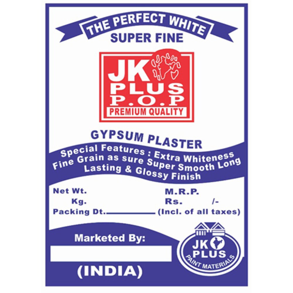 Super Fine POP Gypsum Plaster