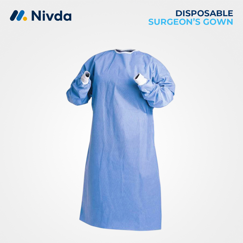 Disposable Reinforced Gown 50 GSM Medium