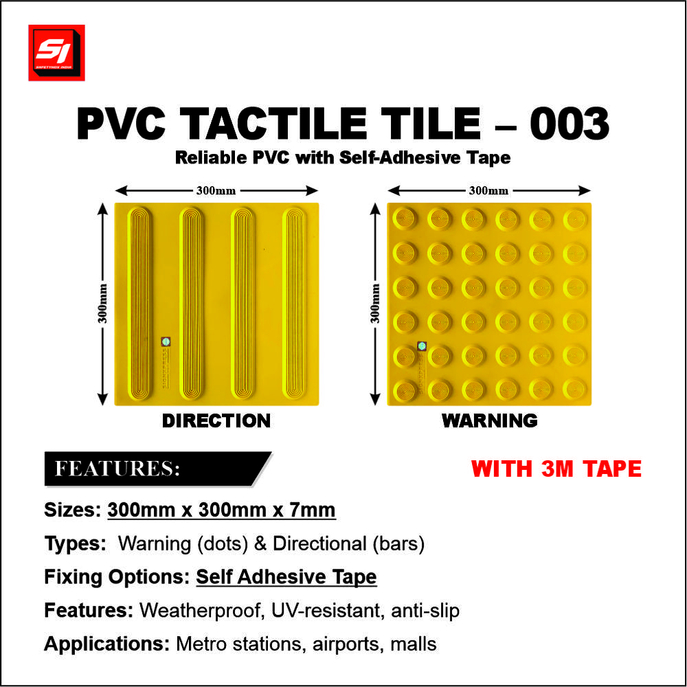 PVC Tactile Tile with 3M Tape 003