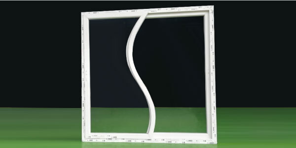 S Shape Upvc Sliding Window