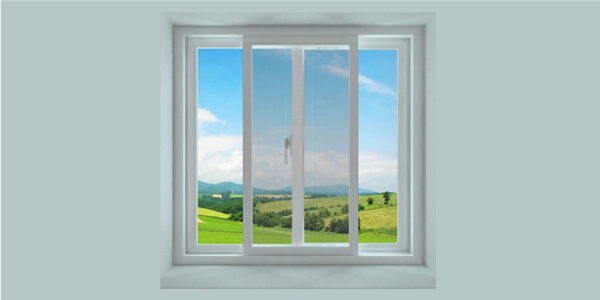 UPVC मच्छर जाल खिड़की