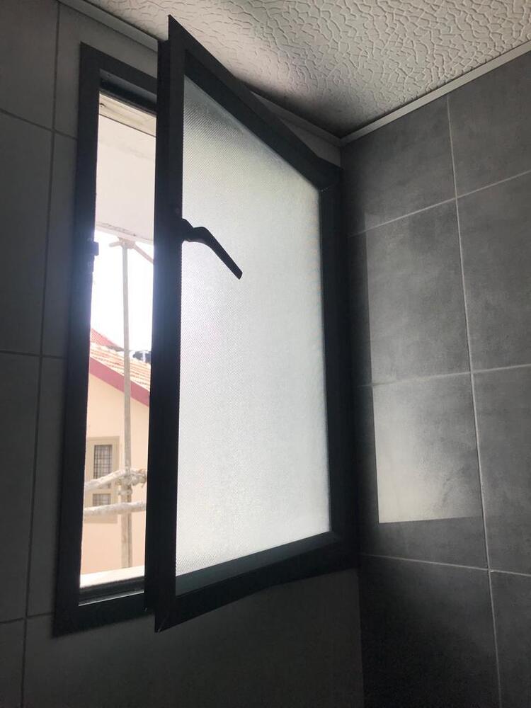 Single Open Full Glass Window