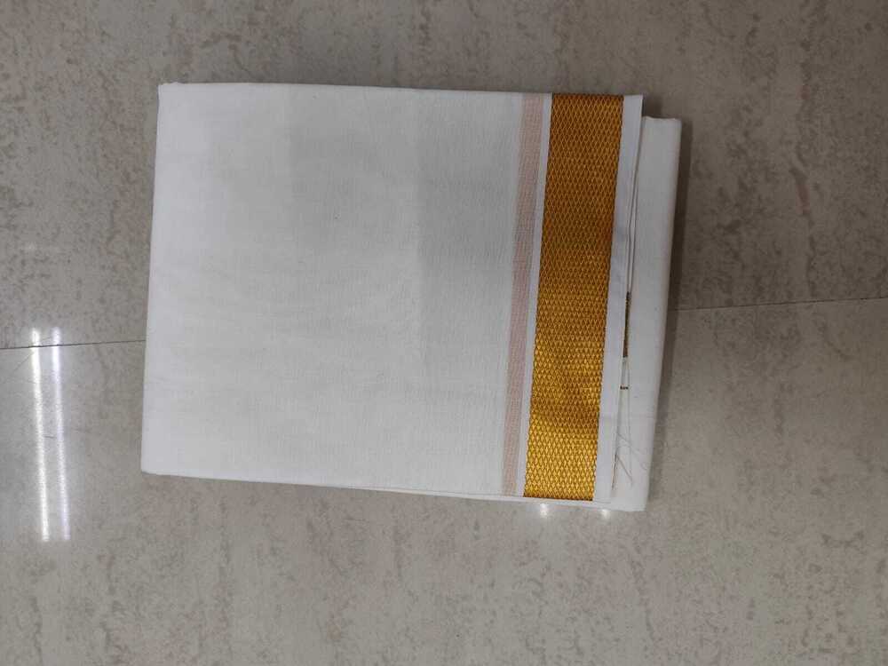 Dhotis With Golden Boader - Color: Different Available