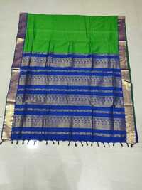 Green And Blue Color Kalyani Sarees