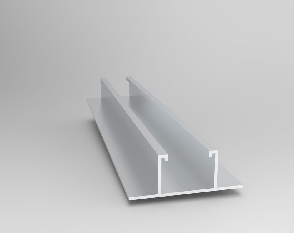 Aluminum Micro Monorail Solar Panel Mounting Structure Rail