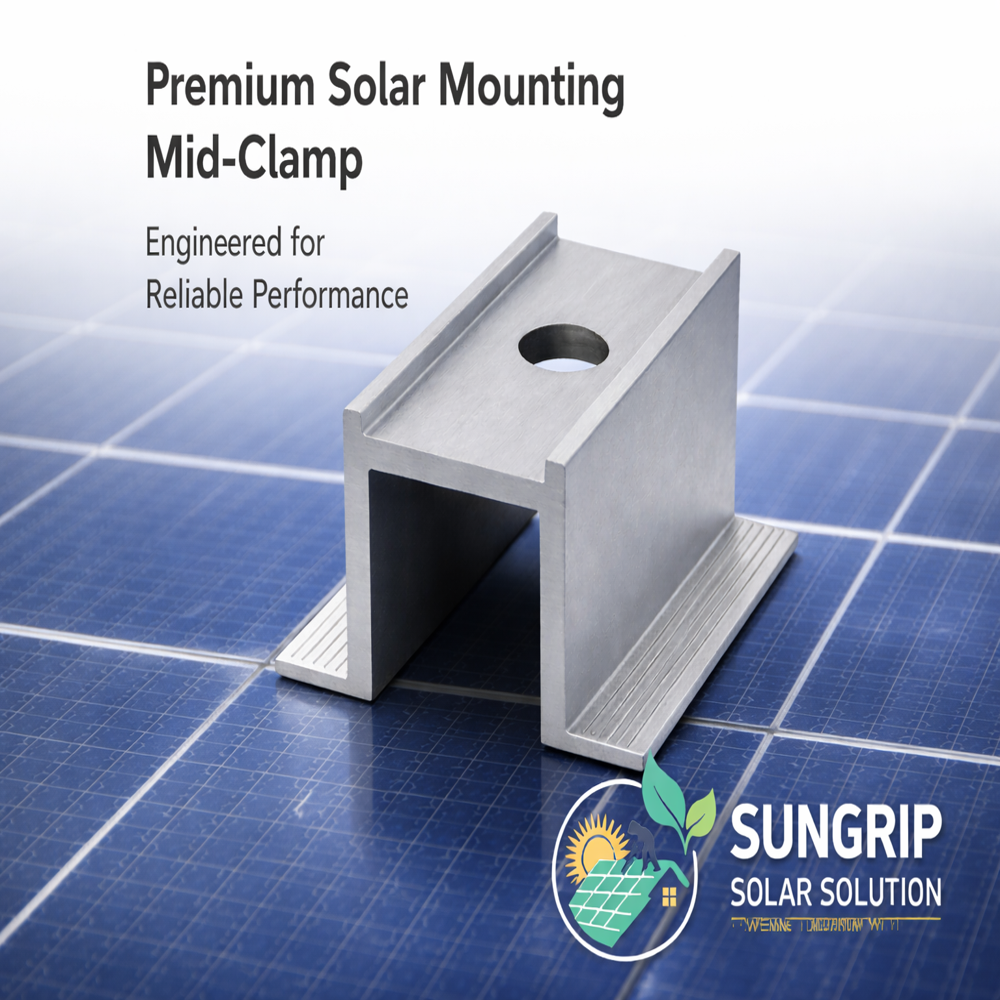 Solar Panel Mid Clamps Small 30MM