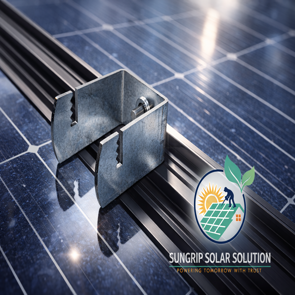 Galvanized Iron Solgrip Solar Panel Clamp