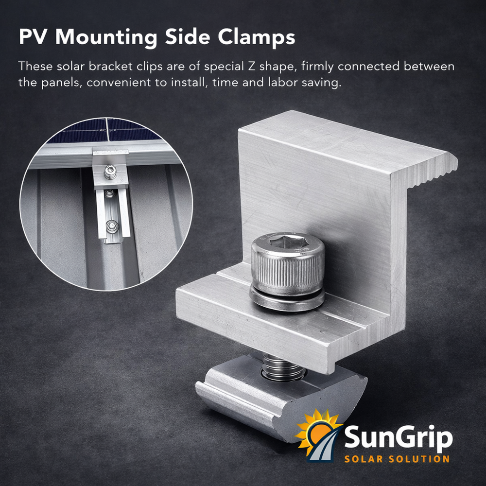 Solar Panel End Clamp