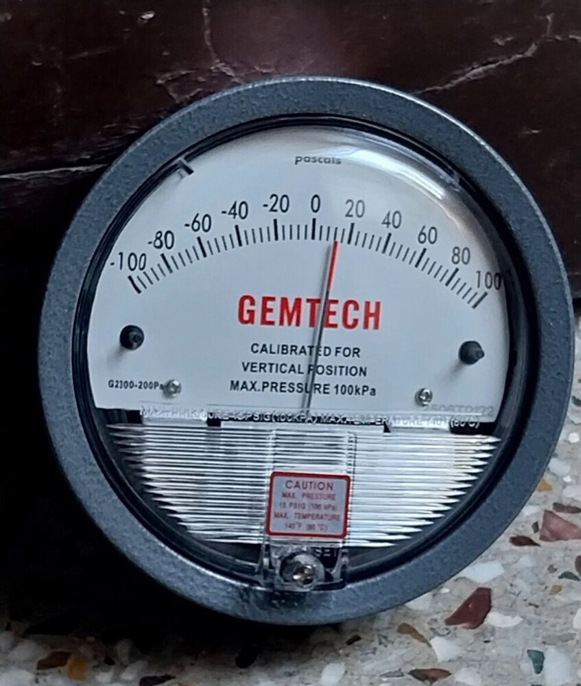GEMTECH* INDIA KA NAYA DIFFERENTIAL PRESSURE GAUGE