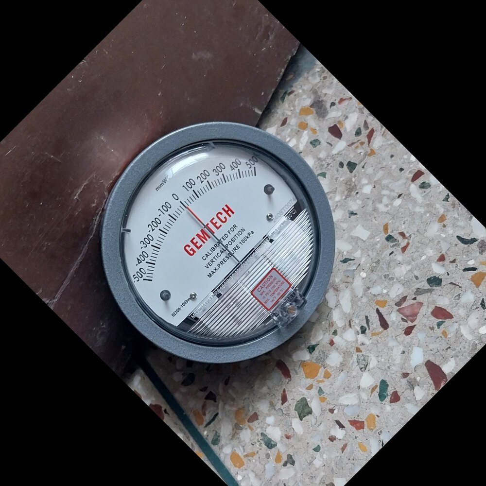 MADE IN INDIA BRAND OF GEMTECH* DIFFERENTIAL PRESSURE GAUGE