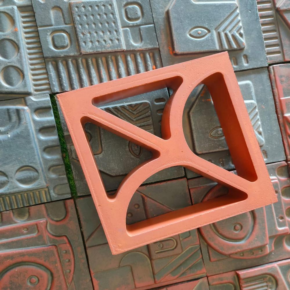 clay terracotta zebra 2 jali