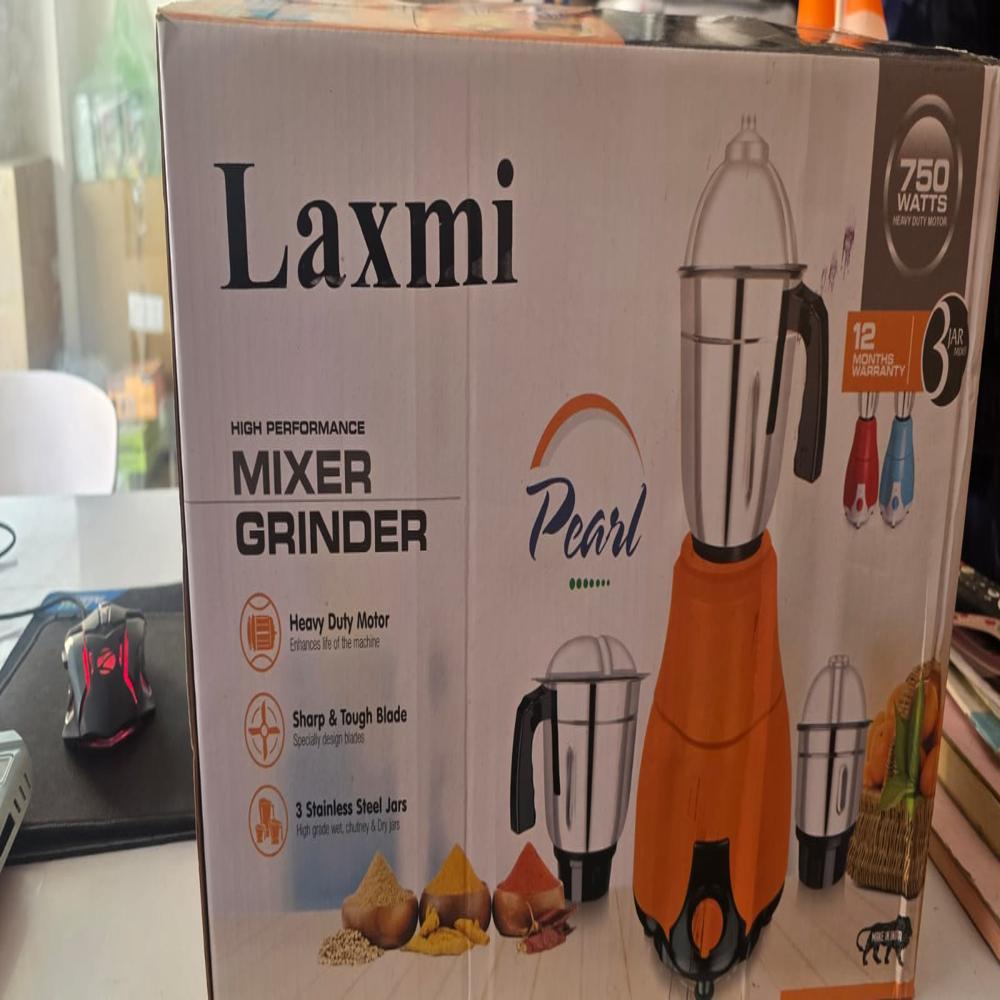 Laxmi Pearl Mixer Grinder - Blades No.: 3
